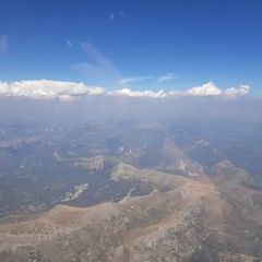 Flugwegposition um 14:53:04: Aufgenommen in der Nähe von Département Alpes-de-Haute-Provence, Frankreich in 3585 Meter